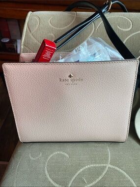 Kate Spade Pink & Black Bag stuffed w/ High end Cosmetics & Skincare GIFT READY!